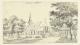 St Lambertus church in Ingen. 1750. Drawing by Jan de Beijer.